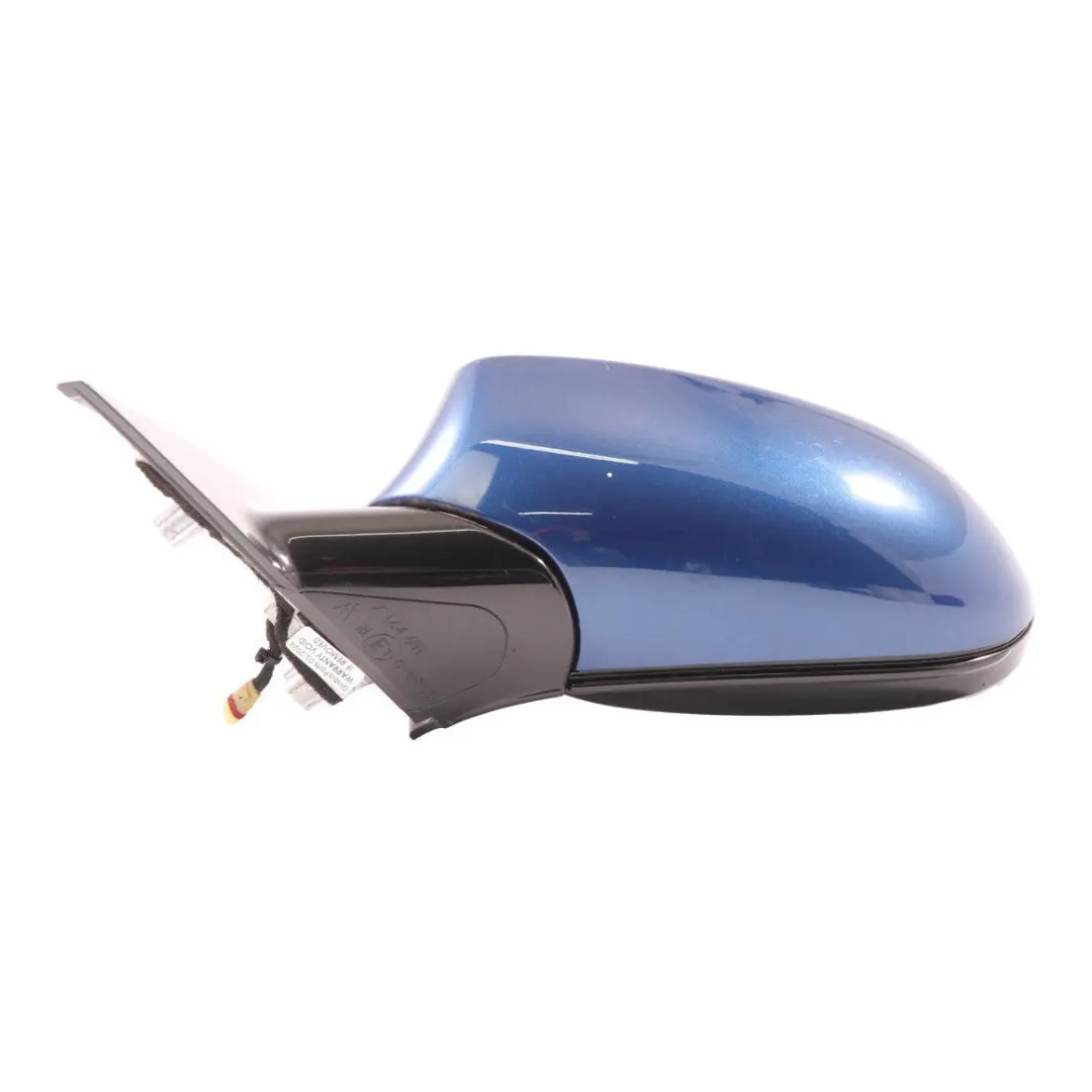  Wing Mirror BMW E81 E82 M Sport Power Fold Left N/S Le Mans Blau Metallic - 381 - SKU rhd-7185325-LMB - Part number 7185325