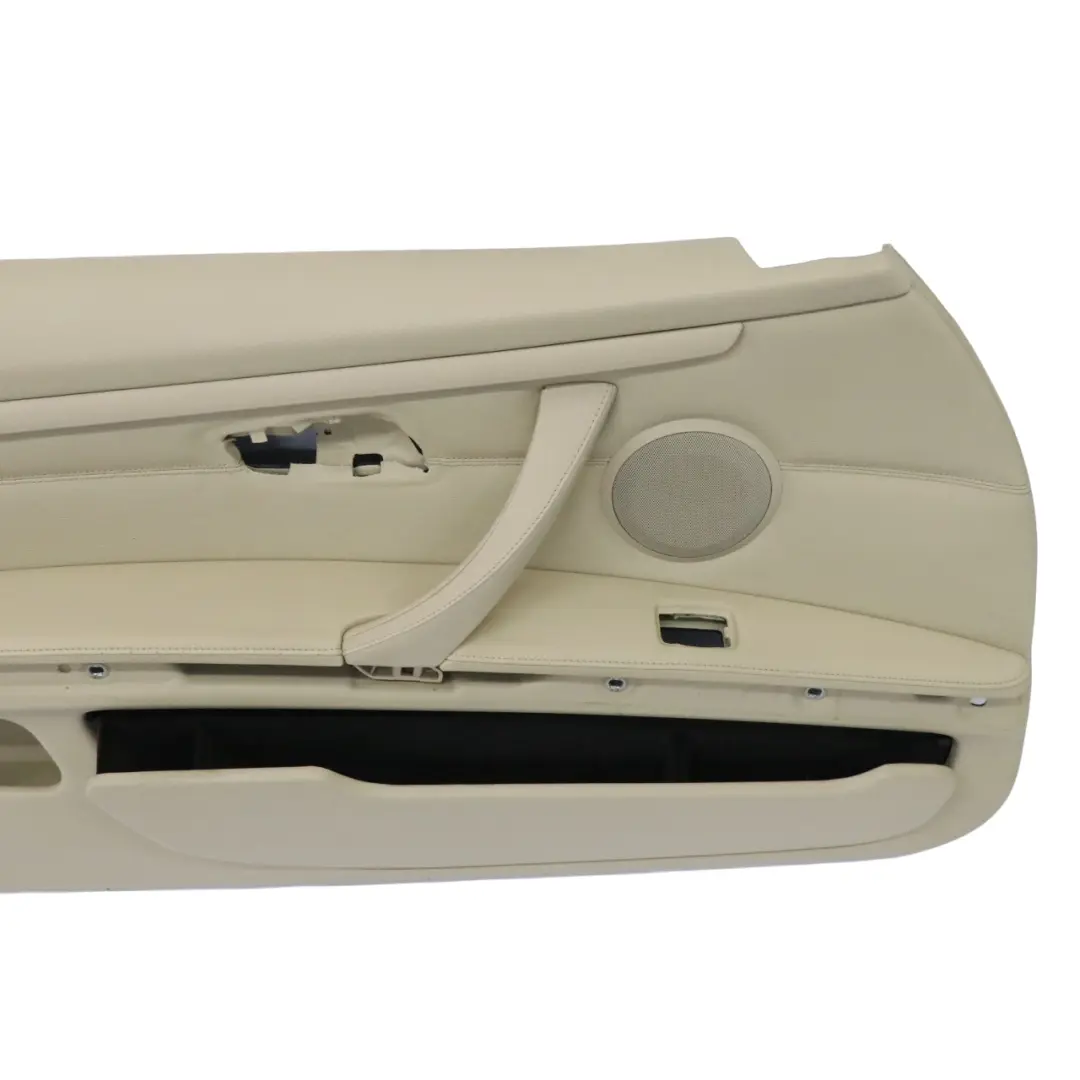 Door Card Front Left N/S Lining Leather Cream Beige Trim Panel to BMW E92 E93 with Part number 7219047 BMW E92 E93 Door Card Front Left N/S Lining Leather Cream Beige Trim Panel - SKU rhd-7219047-1 - Part number 7219047