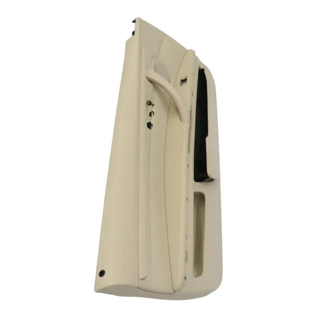 Door Card Front Left N/S Lining Leather Cream Beige Trim Panel to BMW E92 E93 with Part number 7219047 BMW E92 E93 Door Card Front Left N/S Lining Leather Cream Beige Trim Panel - SKU rhd-7219047-1 - Part number 7219047