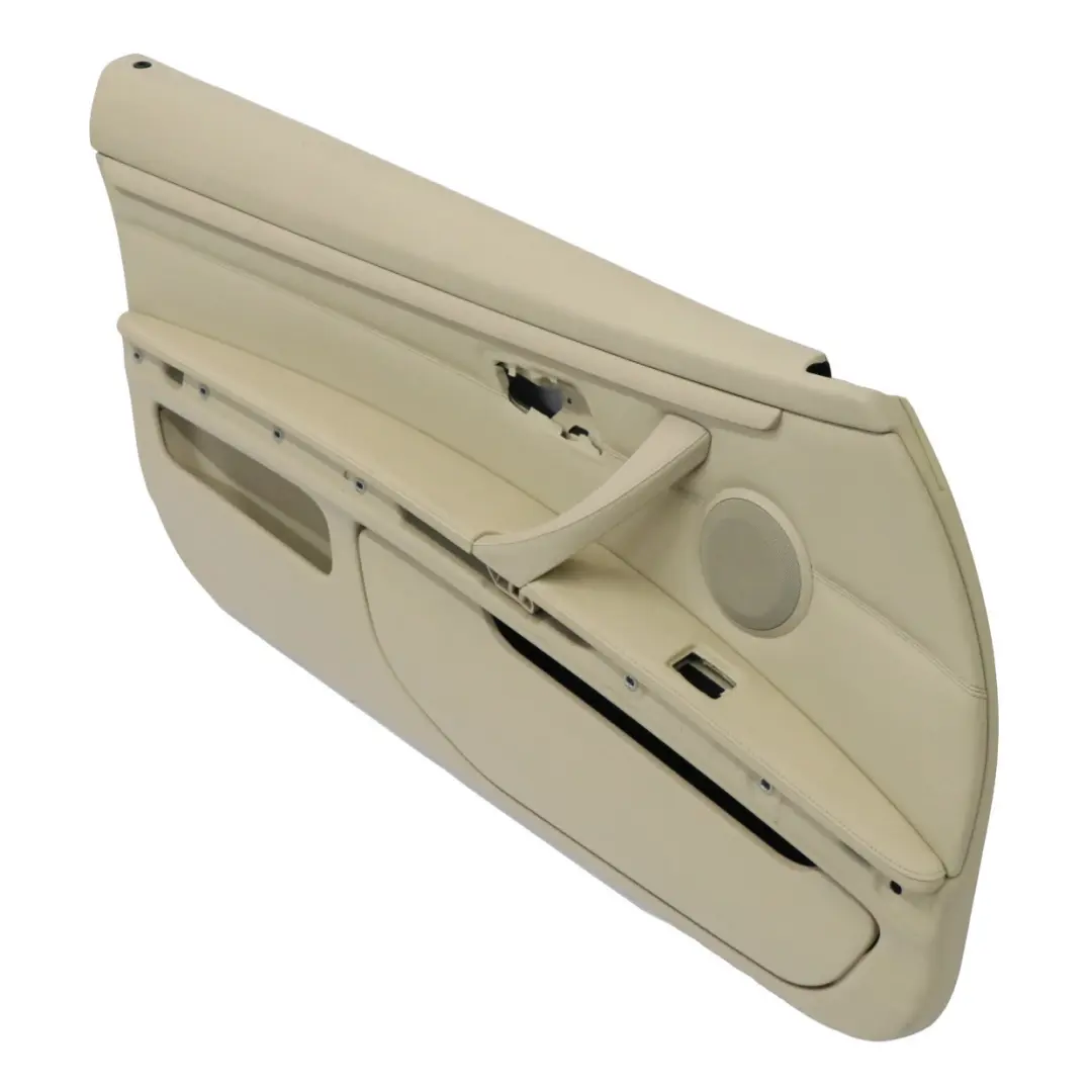 Door Card Front Left N/S Lining Leather Cream Beige Trim Panel to BMW E92 E93 with Part number 7219047 BMW E92 E93 Door Card Front Left N/S Lining Leather Cream Beige Trim Panel - SKU rhd-7219047-1 - Part number 7219047