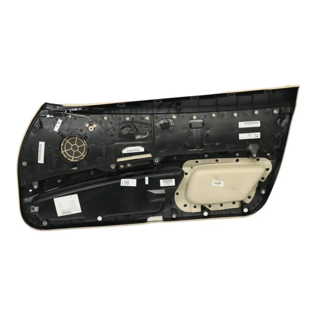 Door Card Front Left N/S Lining Leather Cream Beige Trim Panel to BMW E92 E93 with Part number 7219047 BMW E92 E93 Door Card Front Left N/S Lining Leather Cream Beige Trim Panel - SKU rhd-7219047-1 - Part number 7219047