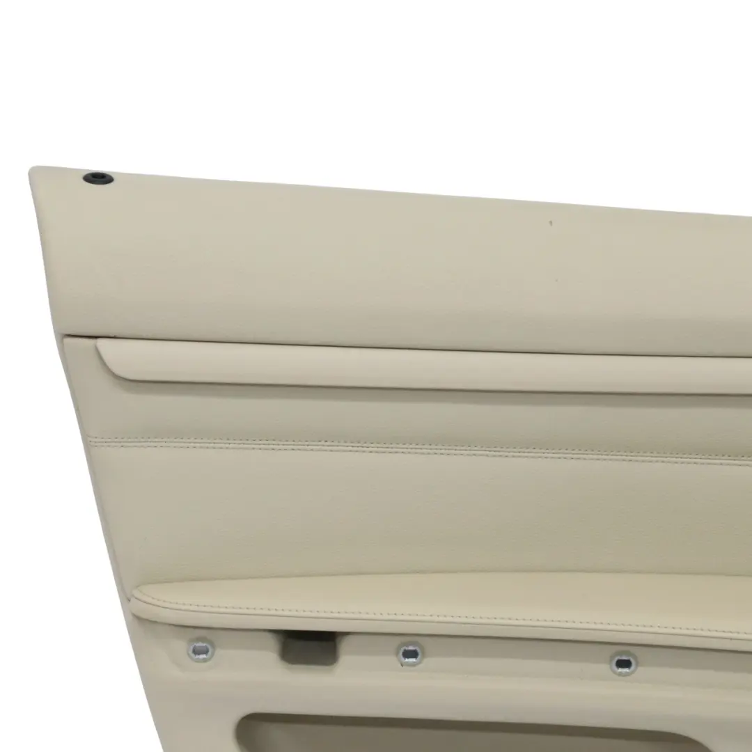 Door Card Front Left N/S Lining Leather Cream Beige Trim Panel to BMW E92 E93 with Part number 7219047 BMW E92 E93 Door Card Front Left N/S Lining Leather Cream Beige Trim Panel - SKU rhd-7219047-1 - Part number 7219047