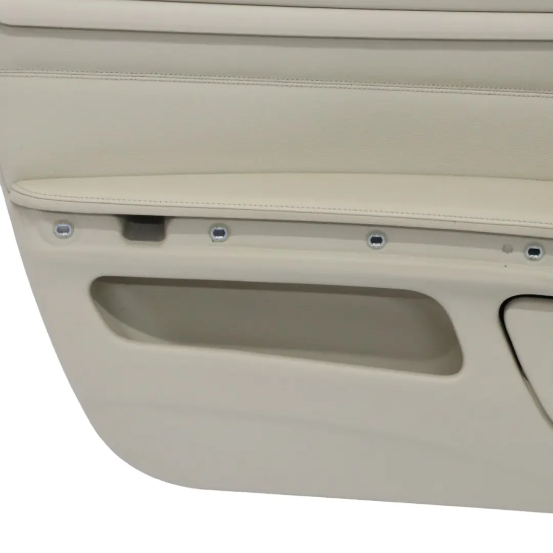 Door Card Front Left N/S Lining Leather Cream Beige Trim Panel to BMW E92 E93 with Part number 7219047 BMW E92 E93 Door Card Front Left N/S Lining Leather Cream Beige Trim Panel - SKU rhd-7219047-1 - Part number 7219047