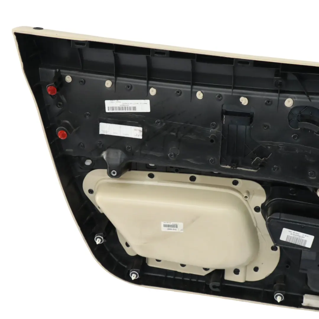 Front Right O/S Door Card Lining Leather Cream Beige to BMW E92 E93 with Part number 7219048 BMW E92 E93 Front Right O/S Door Card Lining Leather Cream Beige - SKU rhd-7219048 - Part number 7219048