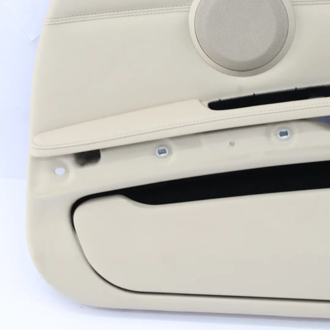 BMW E92 E93 Front Right O/S Door Card Lining Leather Cream Beige - SKU rhd-7219048 - Part number 7219048