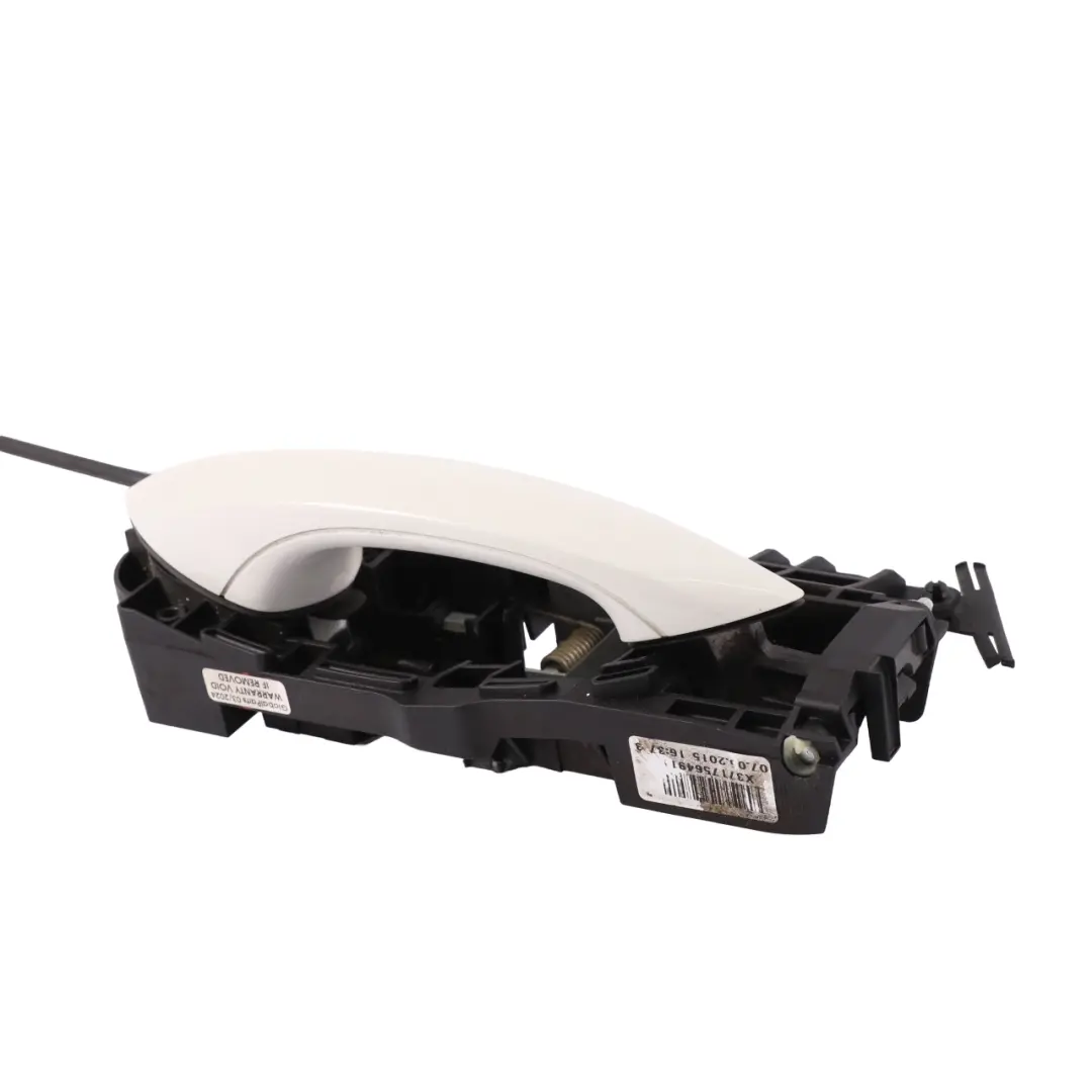 Door Handle BMW F01 F10 F11 Grab Outside Front Left N/S Alpine White - 300 to  with Part number 7231929  Door Handle BMW F01 F10 F11 Grab Outside Front Left N/S Alpine White - 300 - SKU rhd-7231929-AW1 - Part number 7231929