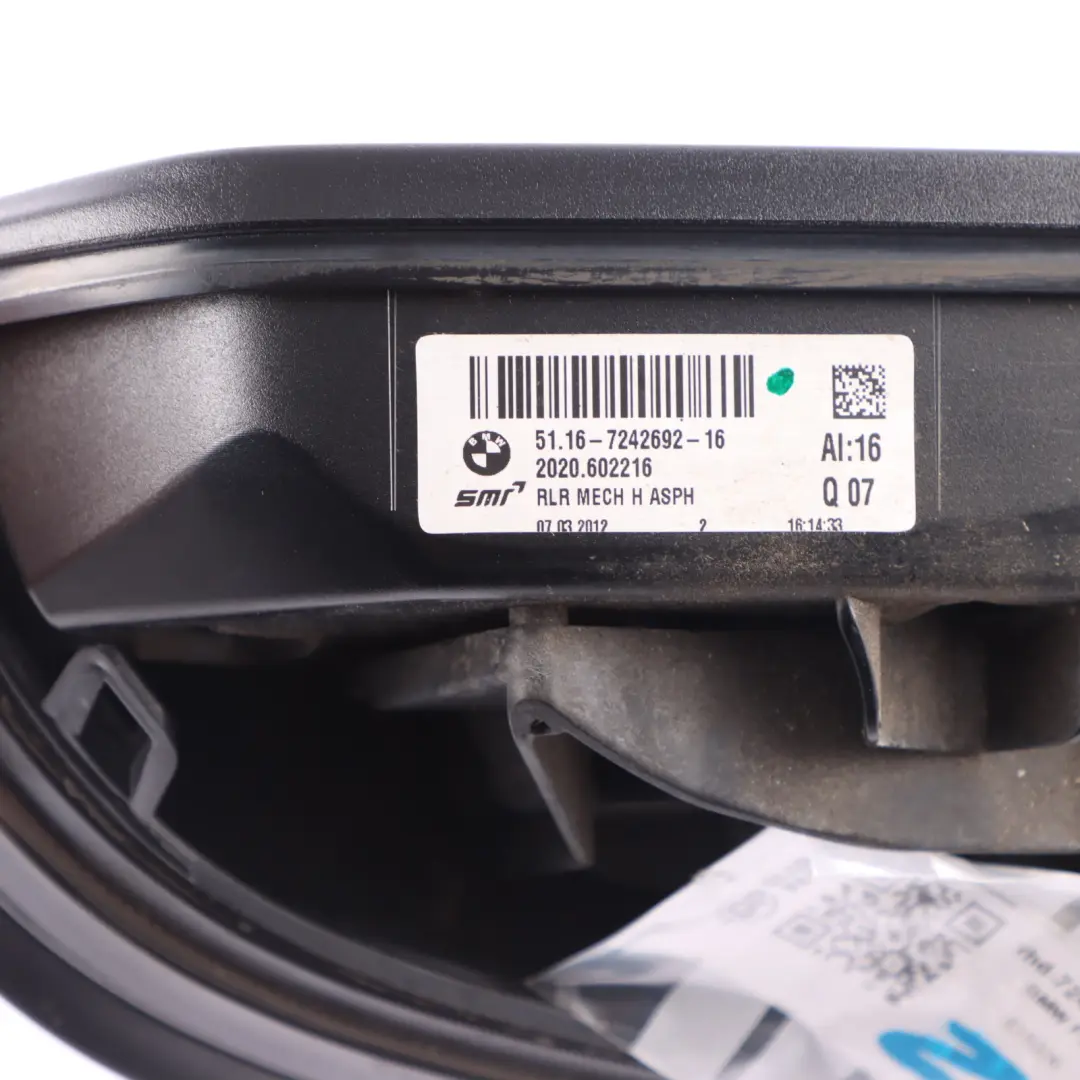 BMW 1 Series F20 F20N LCI Heated Outside Right Base Wing Mirror O/S Door - SKU rhd-7242704 - Part number 7242704