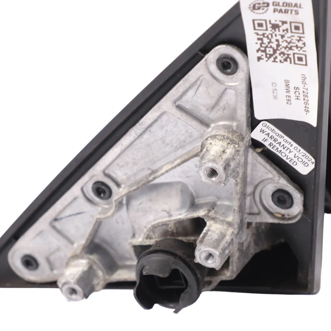 Wing Mirror BMW E92 E93 LCI M Sport Door Right O/S Heated Memory Black - 668 to with Part number 7282648 Wing Mirror BMW E92 E93 LCI M Sport Door Right O/S Heated Memory Black - 668 - SKU rhd-7282648-SCH - Part number 7282648