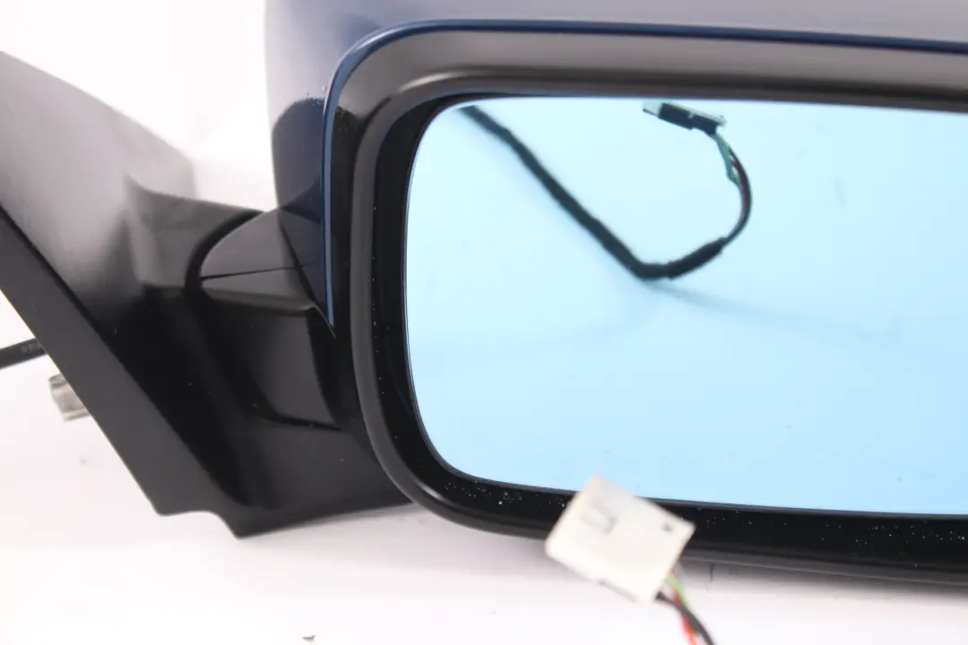 BMW E46 Wing Mirror Heated Outside Door Right O/S Topaz Blue Metallic - 364 - SKU rhd-8245126-TPB - Part number 8245126
