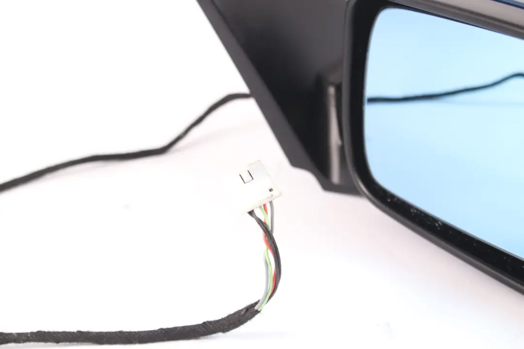 BMW E46 Wing Mirror Heated Outside Door Right O/S Topaz Blue Metallic - 364 - SKU rhd-8245126-TPB - Part number 8245126
