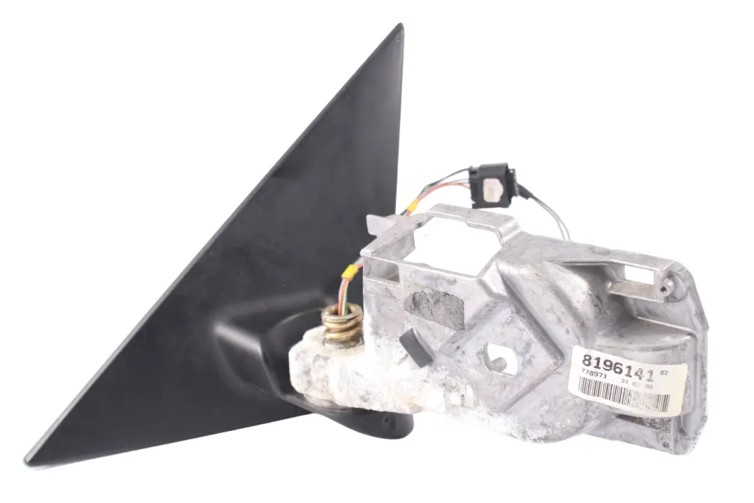 Heated Left N/S Base Outside Wing Mirror 8196141 to BMW E46 with Part number 8245127 BMW E46 Heated Left N/S Base Outside Wing Mirror 8196141 - SKU rhd-8245127 - Part number 8245127