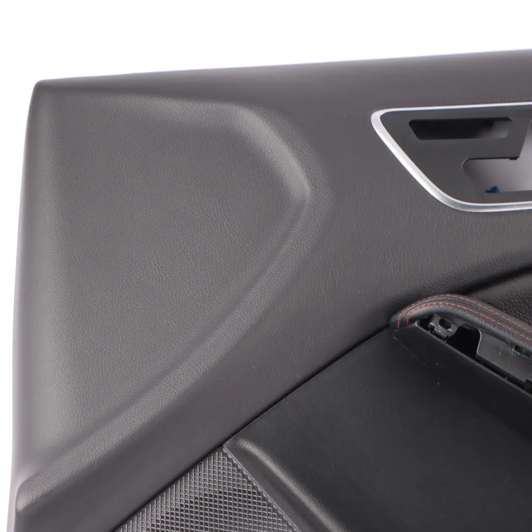  Front Door Card Mercedes W176 Right O/S Trim Panel Cover Leather Red Thread - SKU rhd-A1767205000-2 - Part number A1767205000