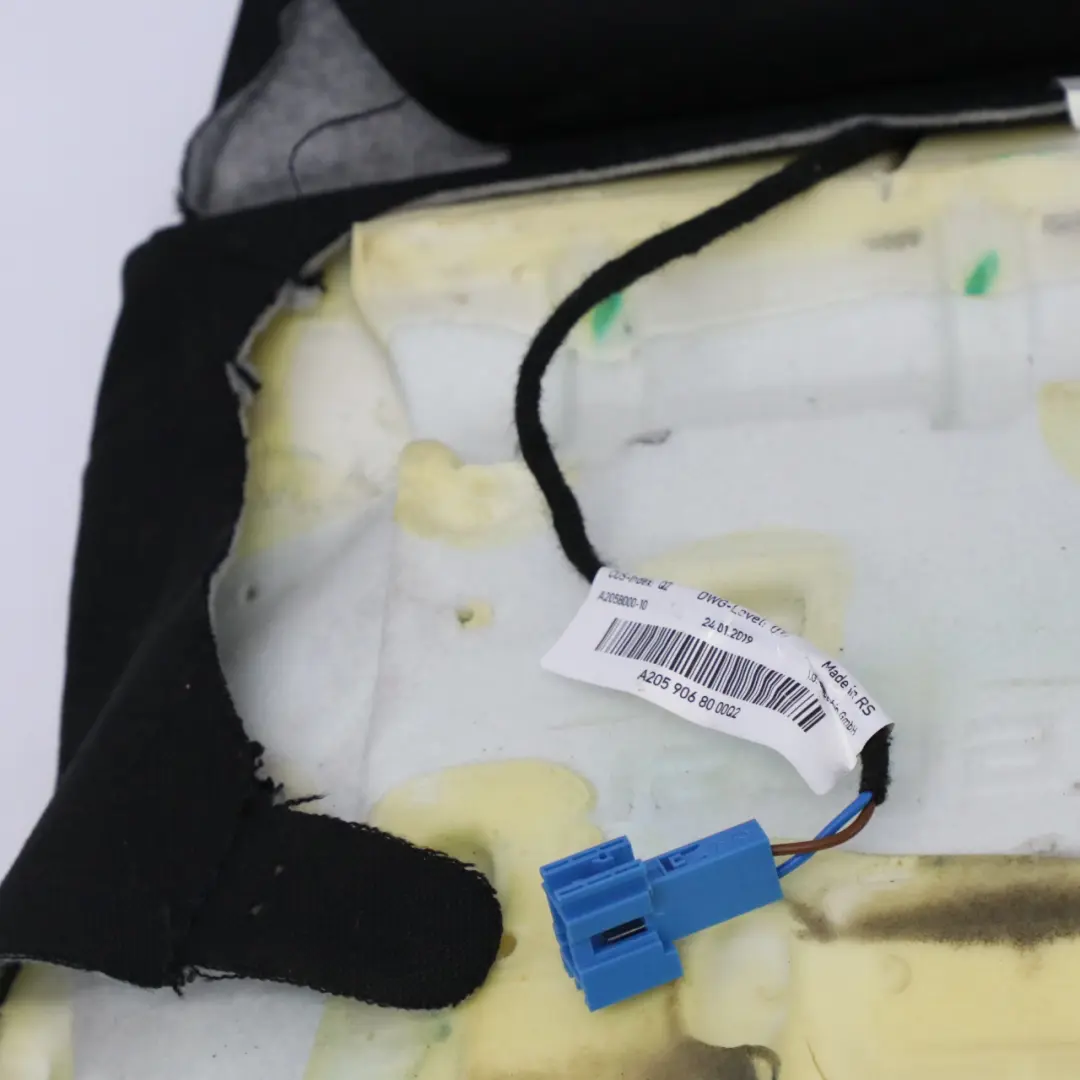 Funda Asiento Delantero Calefactable Izquierdo Derecho Negro para Mercedes C205 con número de pieza A2059107503 Mercedes C205 Funda Asiento Delantero Calefactable Izquierdo Derecho Negro - SKU rhd-A2059107503 - Número de pieza A2059107503