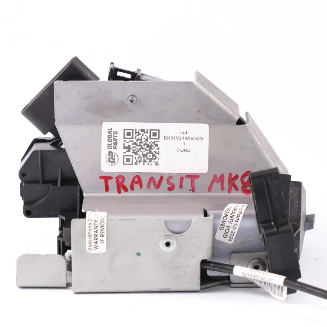 MK8 Door Lock Latch Front Left N/S Mechanism to Ford Transit with Part number BK31V219A65AG Ford Transit MK8 Door Lock Latch Front Left N/S Mechanism - SKU rhd-BK31V219A65AG-1 - Part number BK31V219A65AG