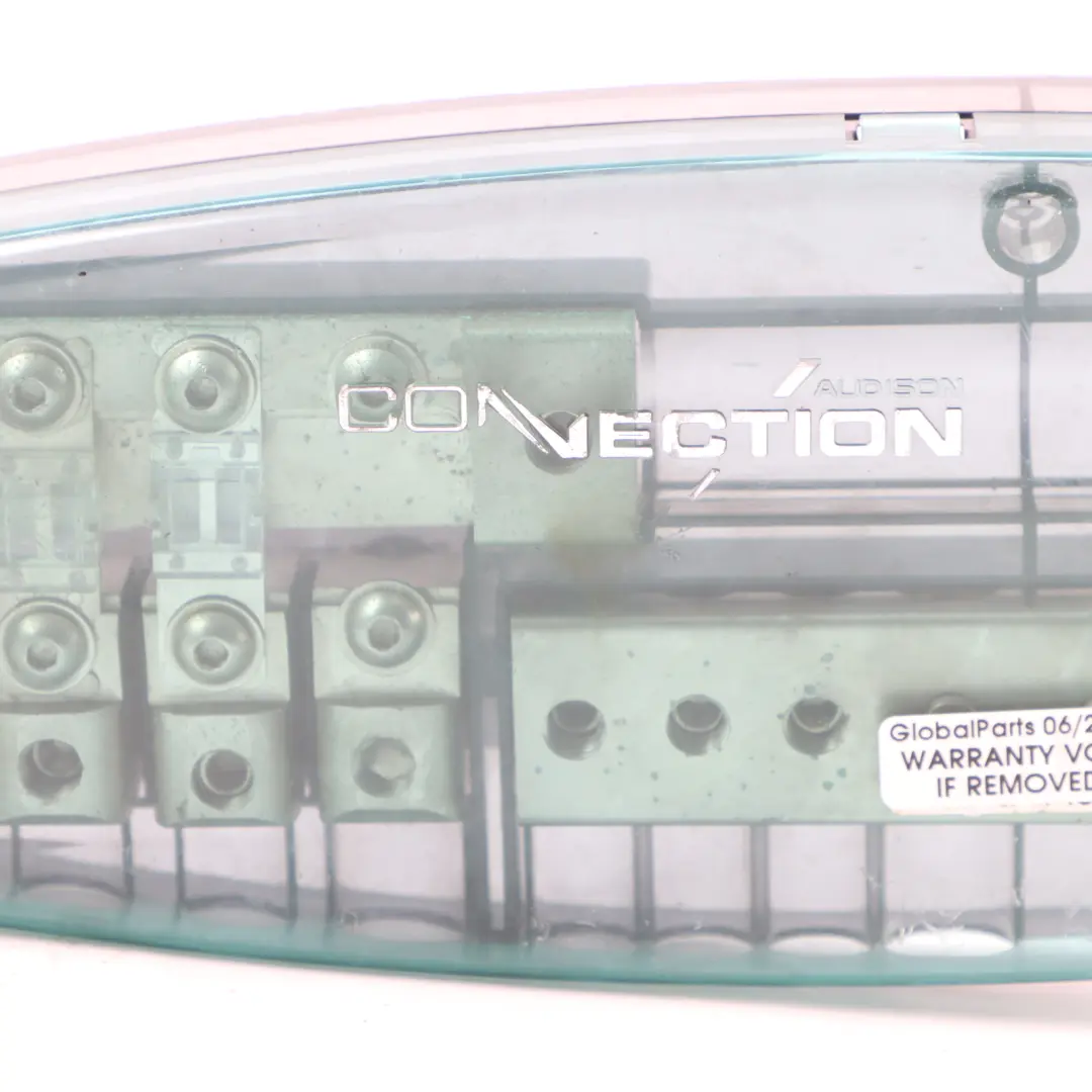 Audison Connection Sonus 4 Way Fused Distribution for Car Amp Amplifiers to with Part number SFD 41C Audison Connection Sonus 4 Way Fused Distribution for Car Amp Amplifiers - SKU SFD 41C - Part number SFD 41C