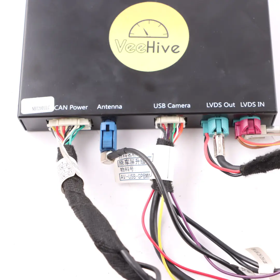 VeeHive CCC Android Apple CarPlay Retrofit Unit Module Cables to BMW F20 with Part number VeeHive Retrofit BMW F20 VeeHive CCC Android Apple CarPlay Retrofit Unit Module Cables - SKU VeeHive Retrofit-1 - Part number VeeHive Retrofit