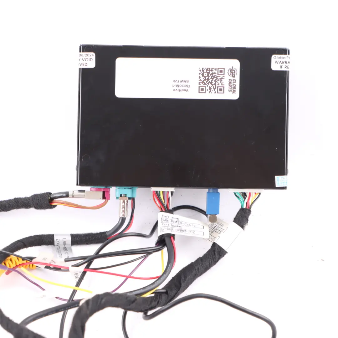 BMW F20 VeeHive CCC Android Apple CarPlay Retrofit Unit Module Cables - SKU VeeHive Retrofit-1 - Part number VeeHive Retrofit