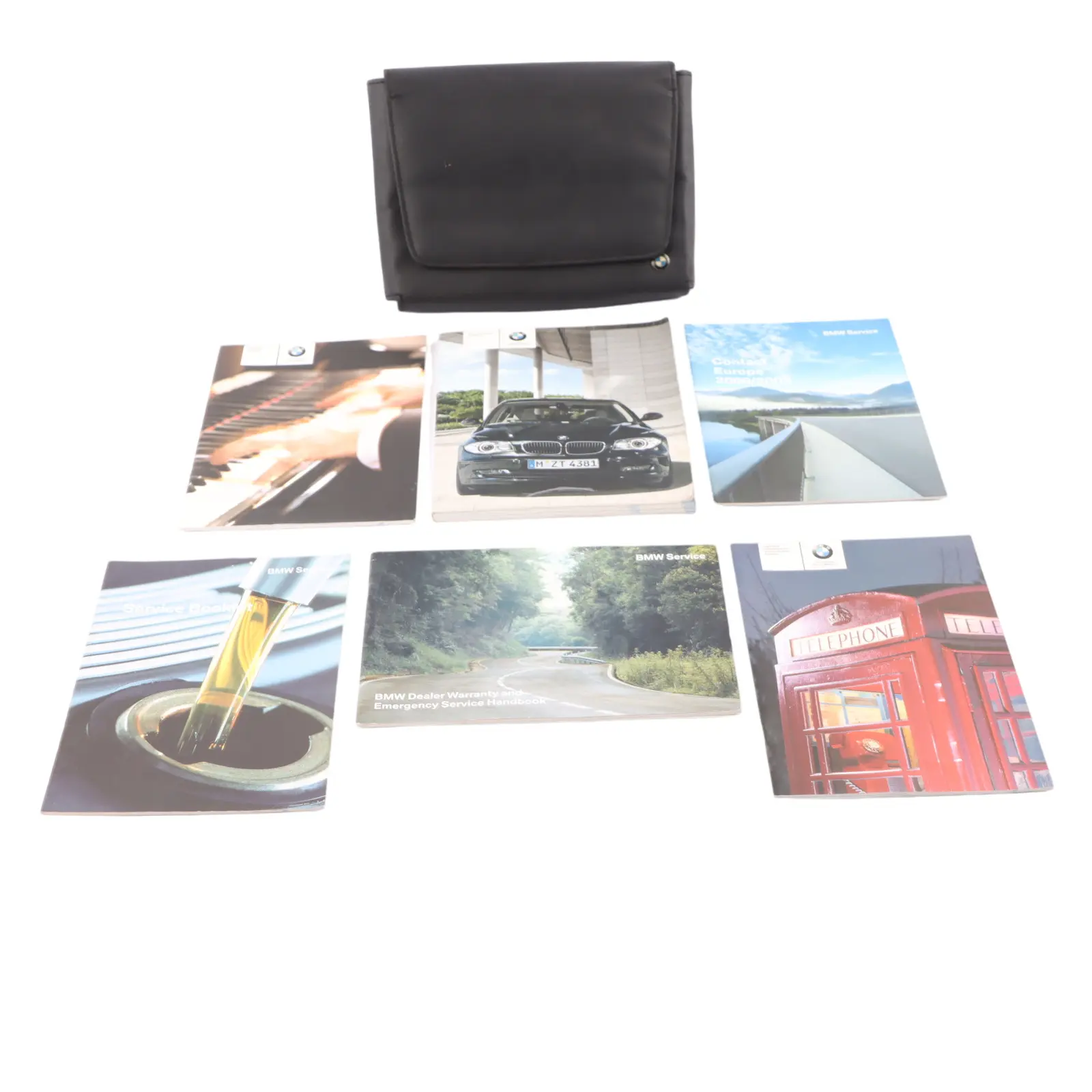 Owner's Handbook BMW E81 E87 LCI Service Book Booklet Pouch Case Wallet Set