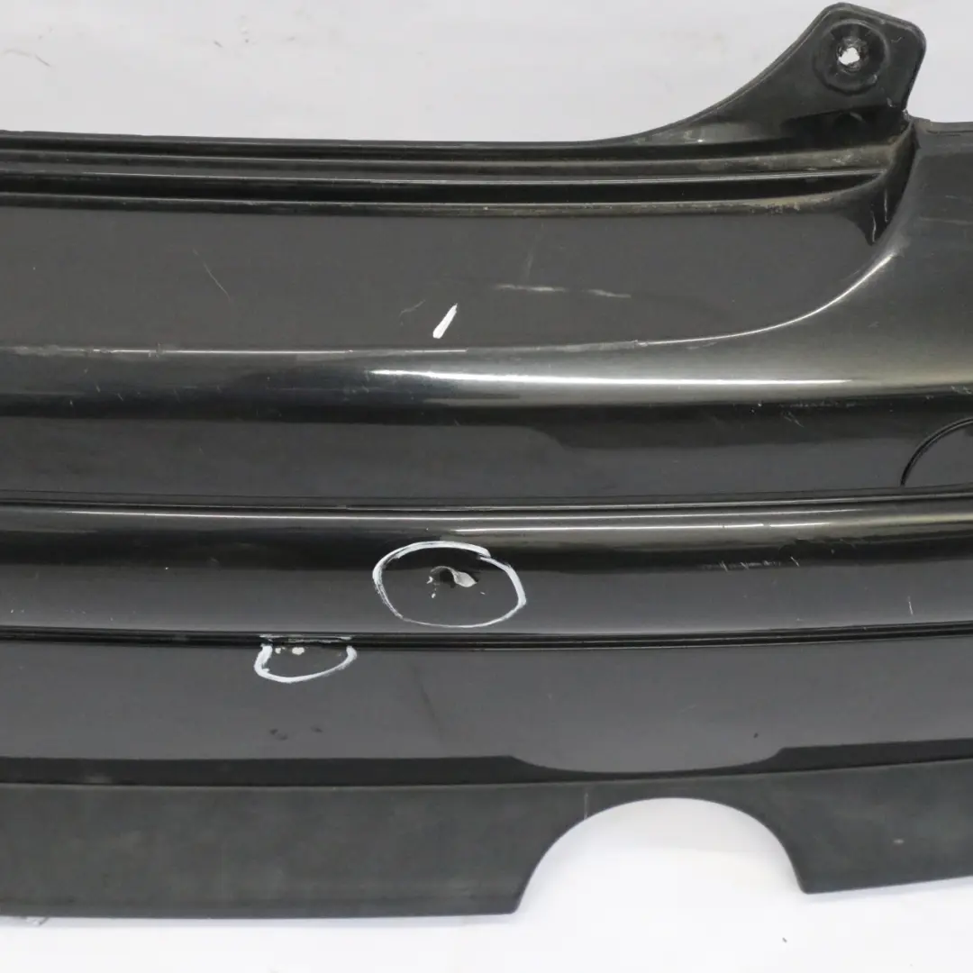 Heckstoßstange PDC Cosmosschwarz Metallic - 303 für MINI Cooper R50 mit Teilenummer 0029926 MINI Cooper R50 Heckstoßstange PDC Cosmosschwarz Metallic - 303 - SKU 0029926-COS2 - Teilenummer 0029926