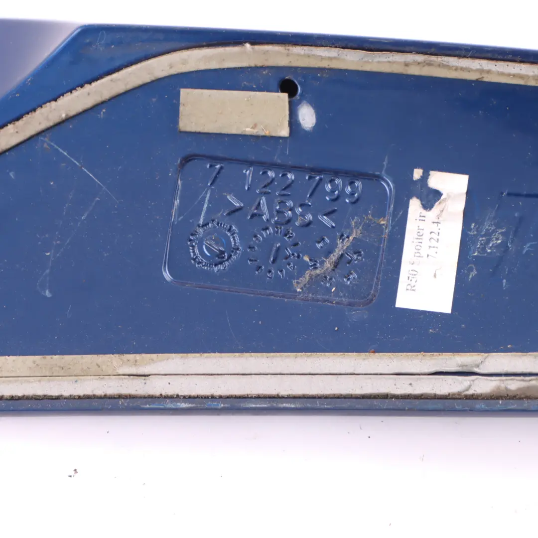 Spoiler Trunk Lid Indi Blue 7122799 to BMW Mini Cooper One R50 Rear with Part number 0031259 BMW Mini Cooper One R50 Rear Spoiler Trunk Lid Indi Blue 7122799 - SKU 0031259-IB - Part number 0031259