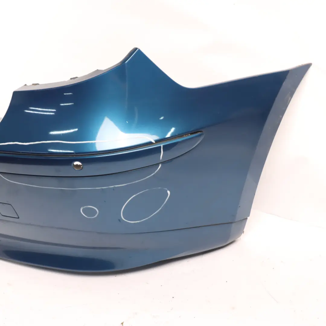 Bumper Trim Panel Sydneyblau Sydney Blau Blue Metallic - A19 to BMW E87 Rear with Part number 0032630 BMW E87 Rear Bumper Trim Panel Sydneyblau Sydney Blau Blue Metallic - A19 - SKU 0032630-SYD2 - Part number 0032630