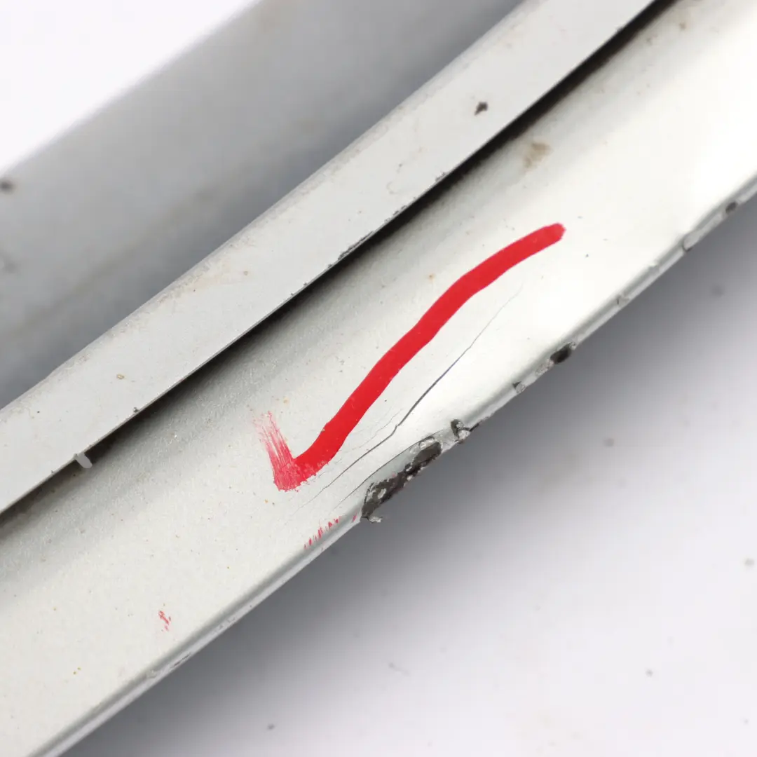 Front Panel BMW E87 Bumper Bottom Trim Titansilber Silver Metallic - 354 to with Part number 0032636 Front Panel BMW E87 Bumper Bottom Trim Titansilber Silver Metallic - 354 - SKU 0032636-TS1 - Part number 0032636