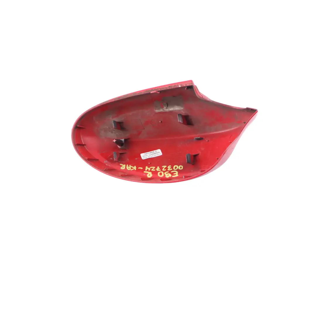 Wing Mirror Cover BMW E90 E91 Right Cap O/S Casing Karmesinrot Red A61 to with Part number 0032724 Wing Mirror Cover BMW E90 E91 Right Cap O/S Casing Karmesinrot Red A61 - SKU 0032724-KAR - Part number 0032724