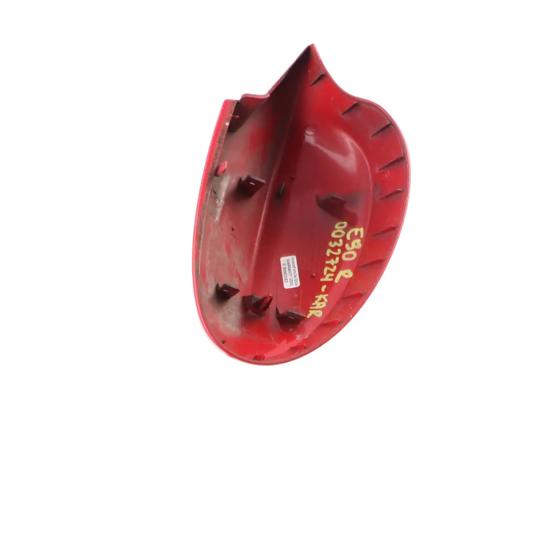 Wing Mirror Cover BMW E90 E91 Right Cap O/S Casing Karmesinrot Red A61 to with Part number 0032724 Wing Mirror Cover BMW E90 E91 Right Cap O/S Casing Karmesinrot Red A61 - SKU 0032724-KAR - Part number 0032724