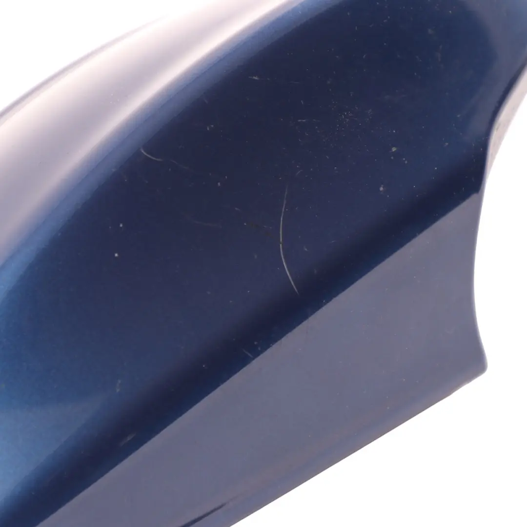Wing Mirror Cover BMW E90 E91 Cover Cap Right O/S Casing Le Mans Blau Blue 381 to with Part number 0032724 Wing Mirror Cover BMW E90 E91 Cover Cap Right O/S Casing Le Mans Blau Blue 381 - SKU 0032724-LMB - Part number 0032724