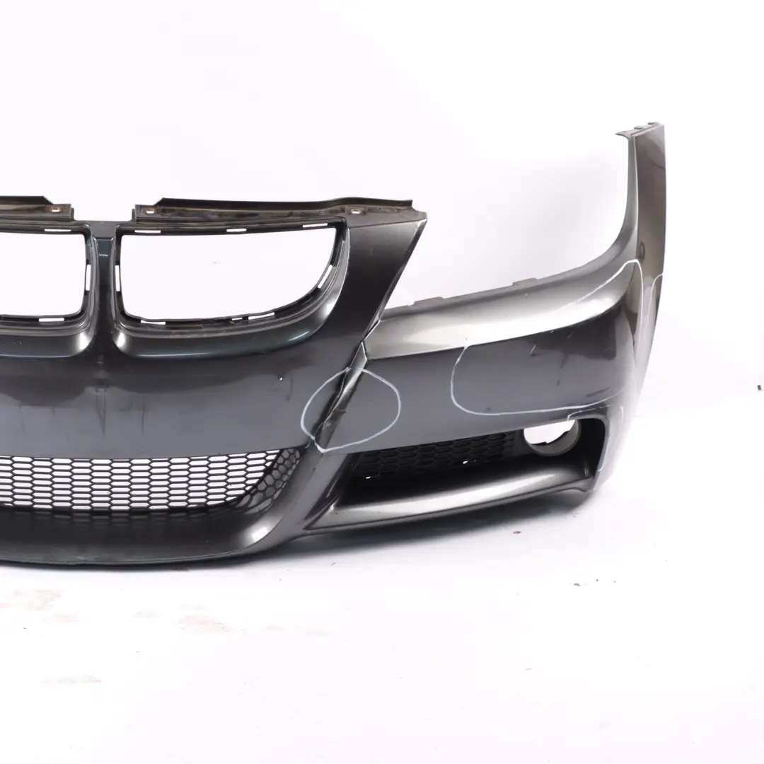 Complete Front Bumper Trim Panel Black Sapphire - 475 to BMW E90 M Sport with Part number 0033536 BMW E90 M Sport Complete Front Bumper Trim Panel Black Sapphire - 475 - SKU 0033536-SG - Part number 0033536