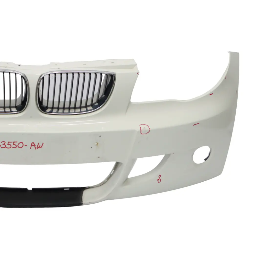 Front Bumper M Sport Trim Panel Alpinweiss Alpine White - 300 to BMW E81 E87 with Part number 0033550 BMW E81 E87 Front Bumper M Sport Trim Panel Alpinweiss Alpine White - 300 - SKU 0033550-AW - Part number 0033550