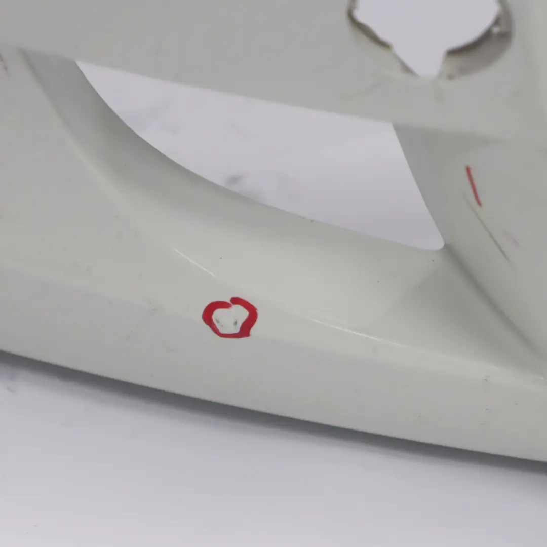 Front Bumper M Sport Trim Panel Alpinweiss Alpine White - 300 to BMW E81 E87 with Part number 0033550 BMW E81 E87 Front Bumper M Sport Trim Panel Alpinweiss Alpine White - 300 - SKU 0033550-AW - Part number 0033550