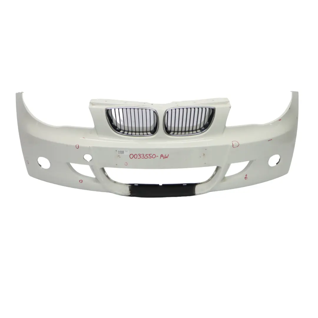 Front Bumper M Sport Trim Panel Alpinweiss Alpine White - 300 to BMW E81 E87 with Part number 0033550 BMW E81 E87 Front Bumper M Sport Trim Panel Alpinweiss Alpine White - 300 - SKU 0033550-AW - Part number 0033550