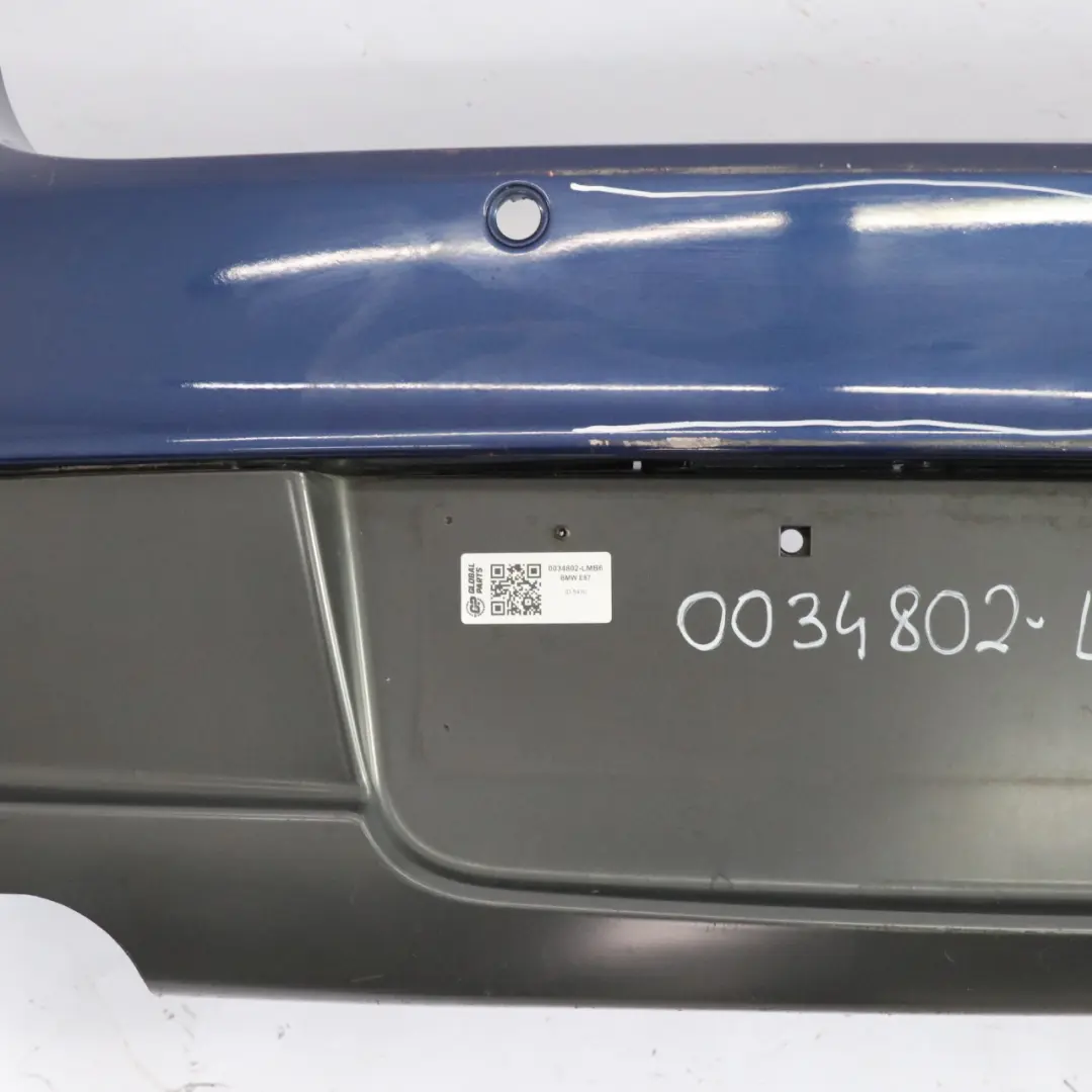BMW E81 E87 LCI M Sport Rear Bumper Trim Panel PDC Le Mans Blau Blue - 381 - SKU 0034802-LMB6 - Part number 0034802