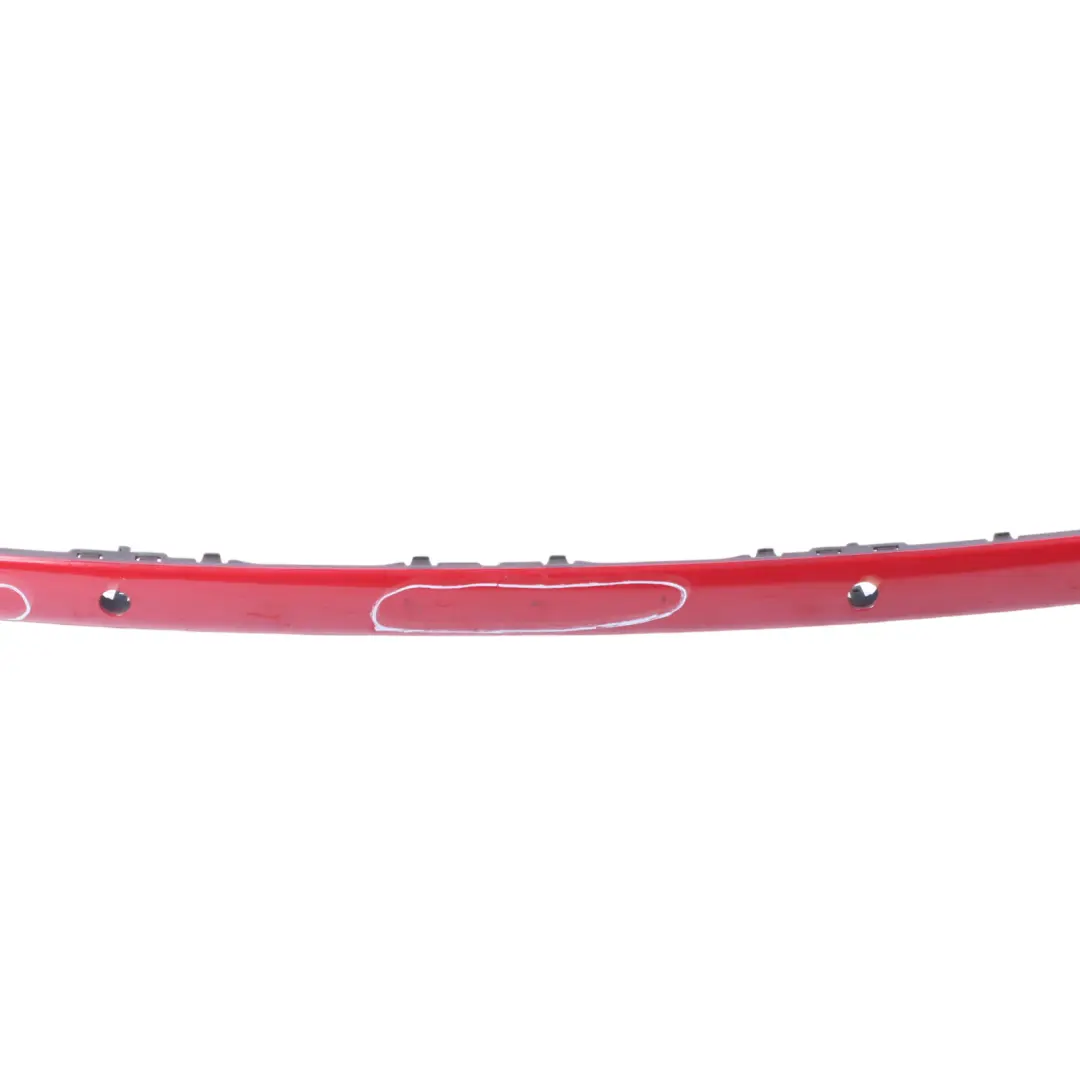 Bumper Strip BMW E81 E87 LCI Protective Trim Panel PDC Karmesinrot Red A61 to Rear with Part number 0035913 Rear Bumper Strip BMW E81 E87 LCI Protective Trim Panel PDC Karmesinrot Red A61 - SKU 0035913-KAR1 - Part number 0035913