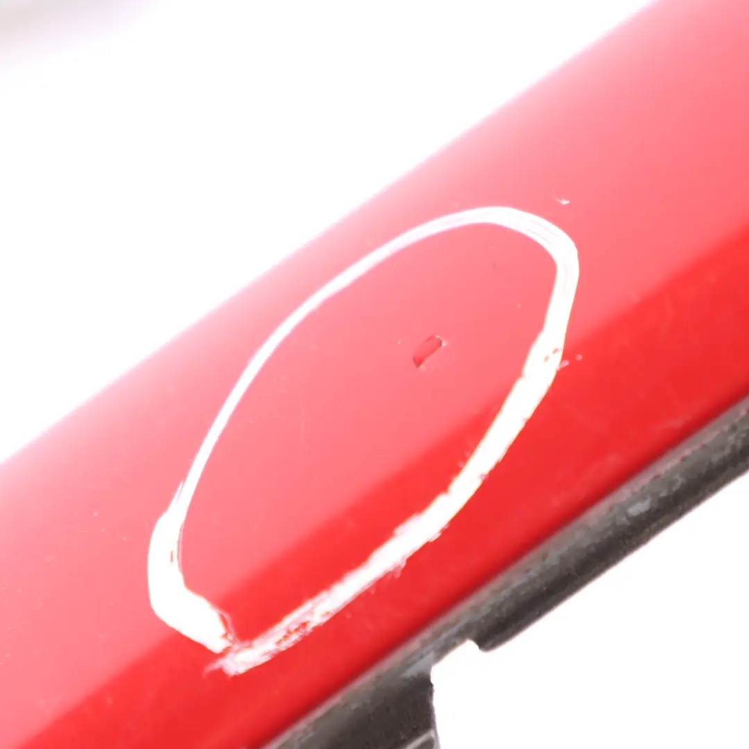 Bumper Strip BMW E81 E87 LCI Protective Trim Panel PDC Karmesinrot Red A61 to Rear with Part number 0035913 Rear Bumper Strip BMW E81 E87 LCI Protective Trim Panel PDC Karmesinrot Red A61 - SKU 0035913-KAR1 - Part number 0035913