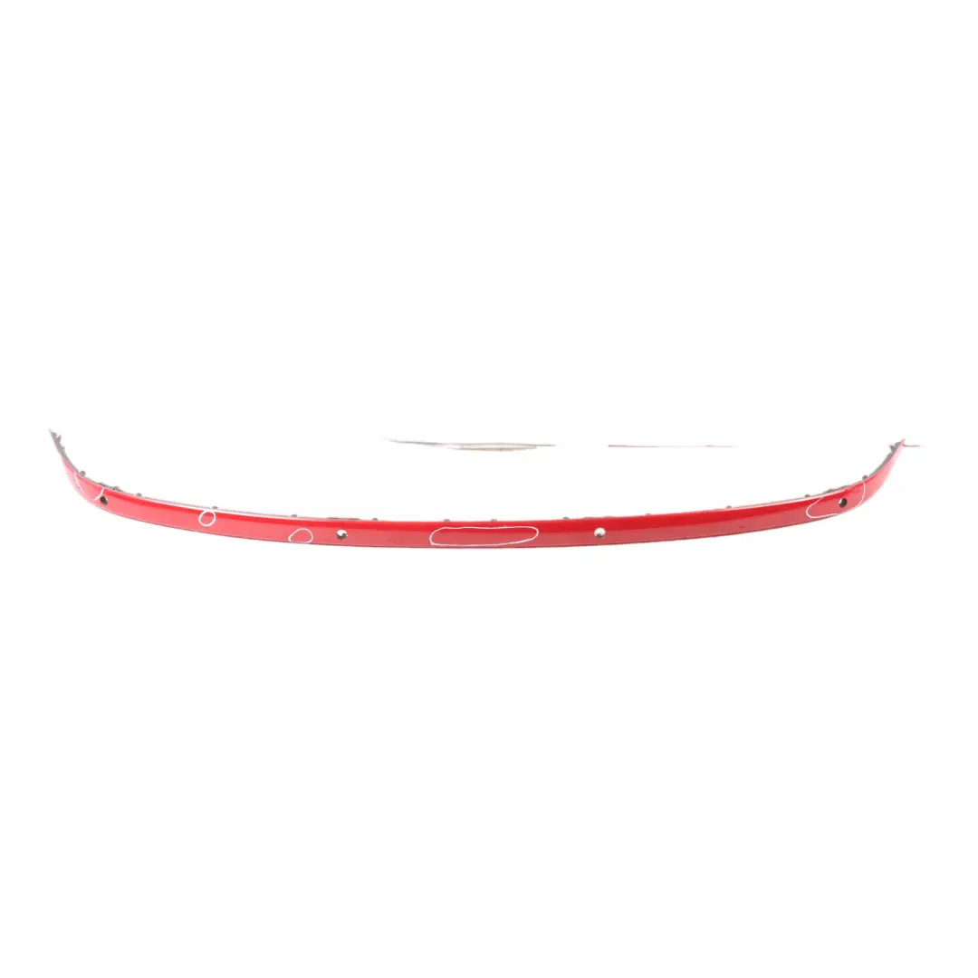 Bumper Strip BMW E81 E87 LCI Protective Trim Panel PDC Karmesinrot Red A61 to Rear with Part number 0035913 Rear Bumper Strip BMW E81 E87 LCI Protective Trim Panel PDC Karmesinrot Red A61 - SKU 0035913-KAR1 - Part number 0035913