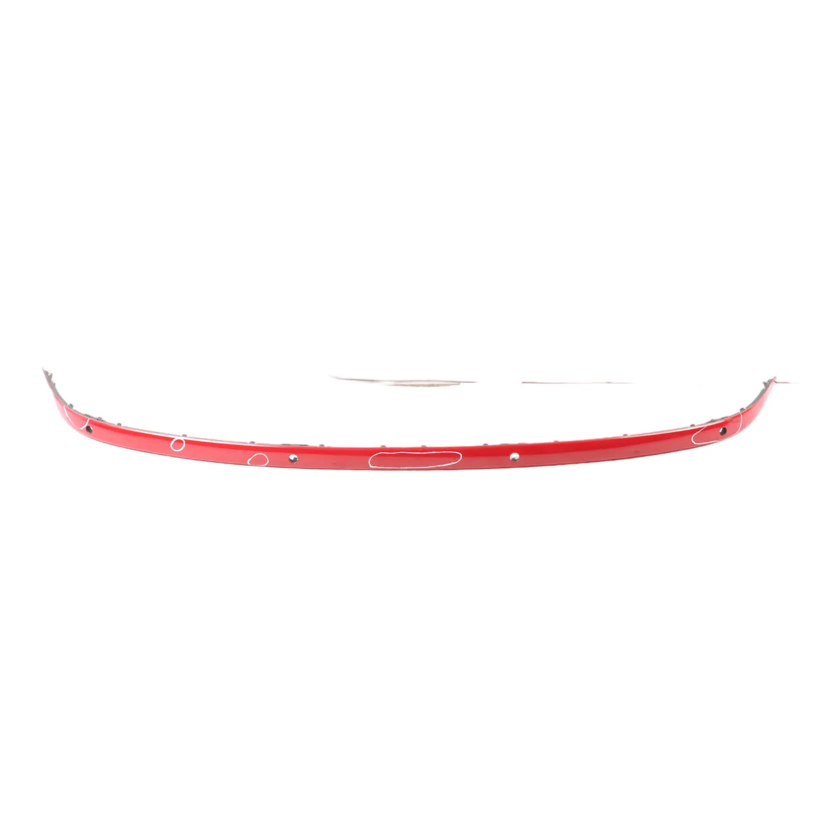 BMW E81 E87 LCI Tira Parachoques Trasero Panel Protector PDC Rojo A61