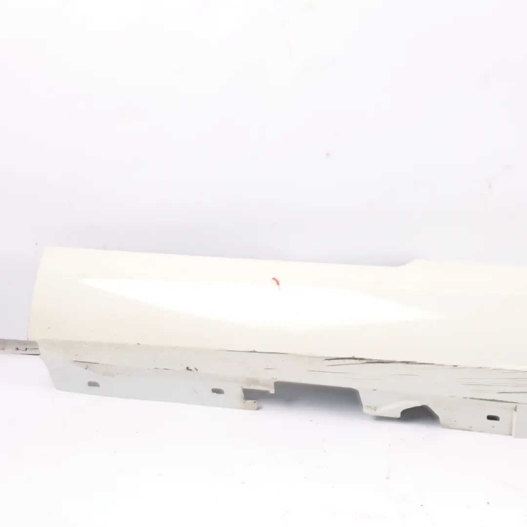 BMW E92 E93 M Sport Sill Strip Side Skirt Cover Left N/S Alpinweiss White - 300 - SKU 0036123-AW - Part number 0036123