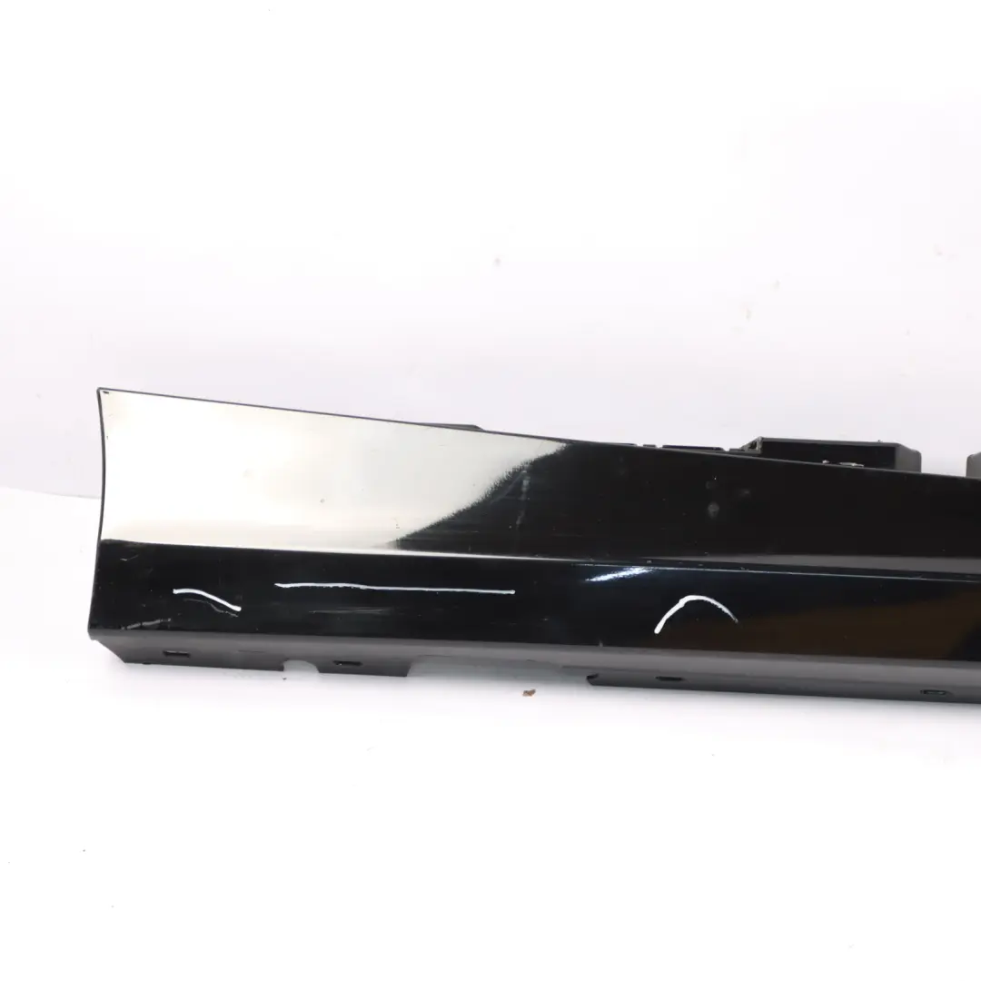 BMW E87 LCI Sill Strip Side Skirt Left N/S Schwarz 2 Black II -668 - SKU 0036145-SCH - Part number 0036145-SCH