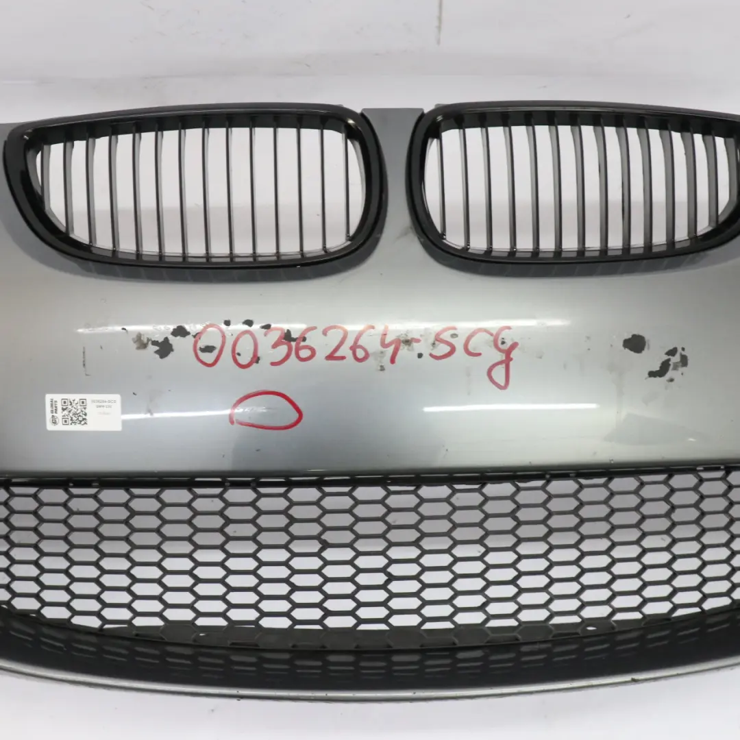 BMW E92 Bumper Front M3 Look Trim Panel Spacegrau Grey Metallic - A52 - SKU 0036264-SCG - Part number 0036264