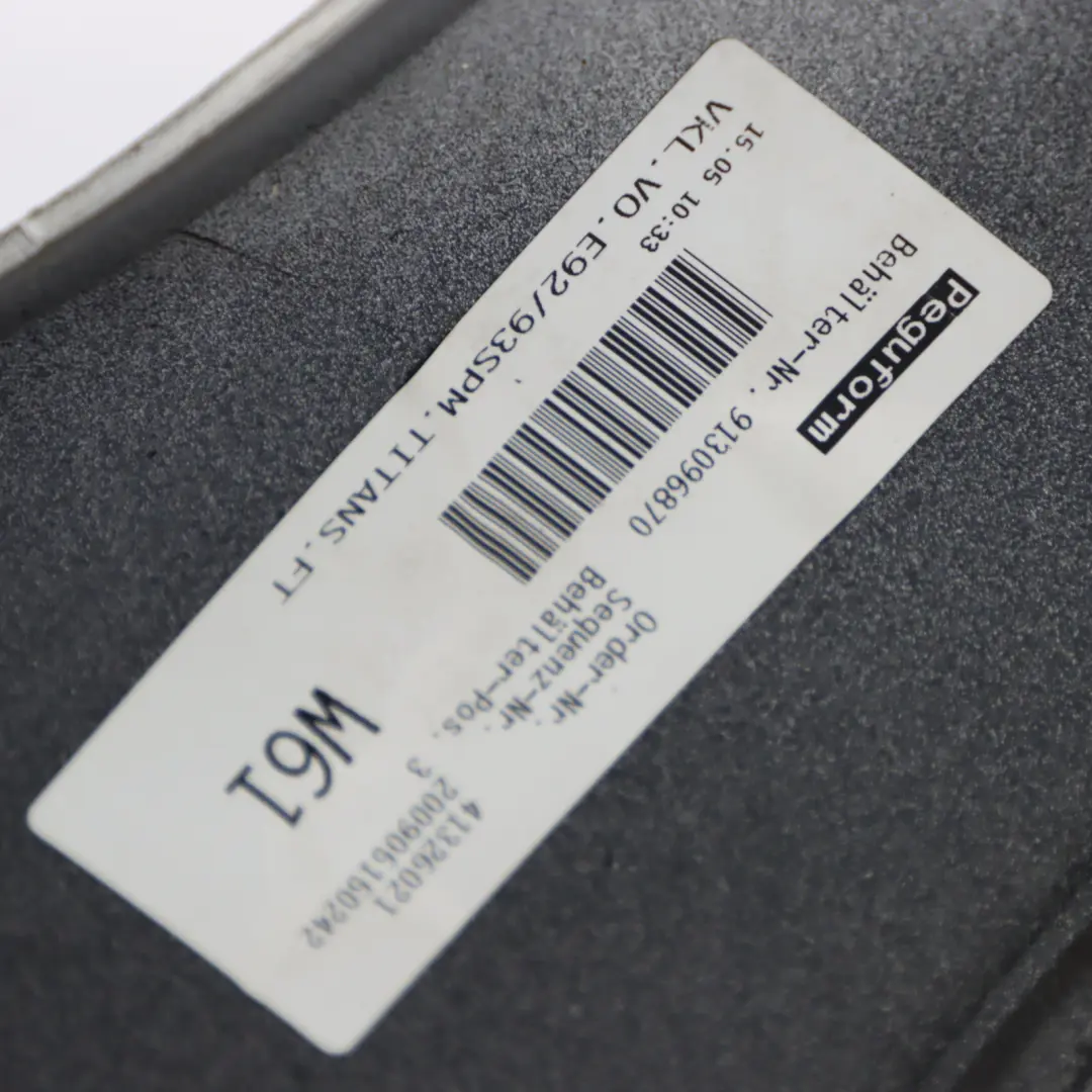 Front Bumper M Sport Trim Panel Titansilber Titan Silver - 354 to BMW E92 E93 with Part number 0036264 BMW E92 E93 Front Bumper M Sport Trim Panel Titansilber Titan Silver - 354 - SKU 0036264-TS2 - Part number 0036264