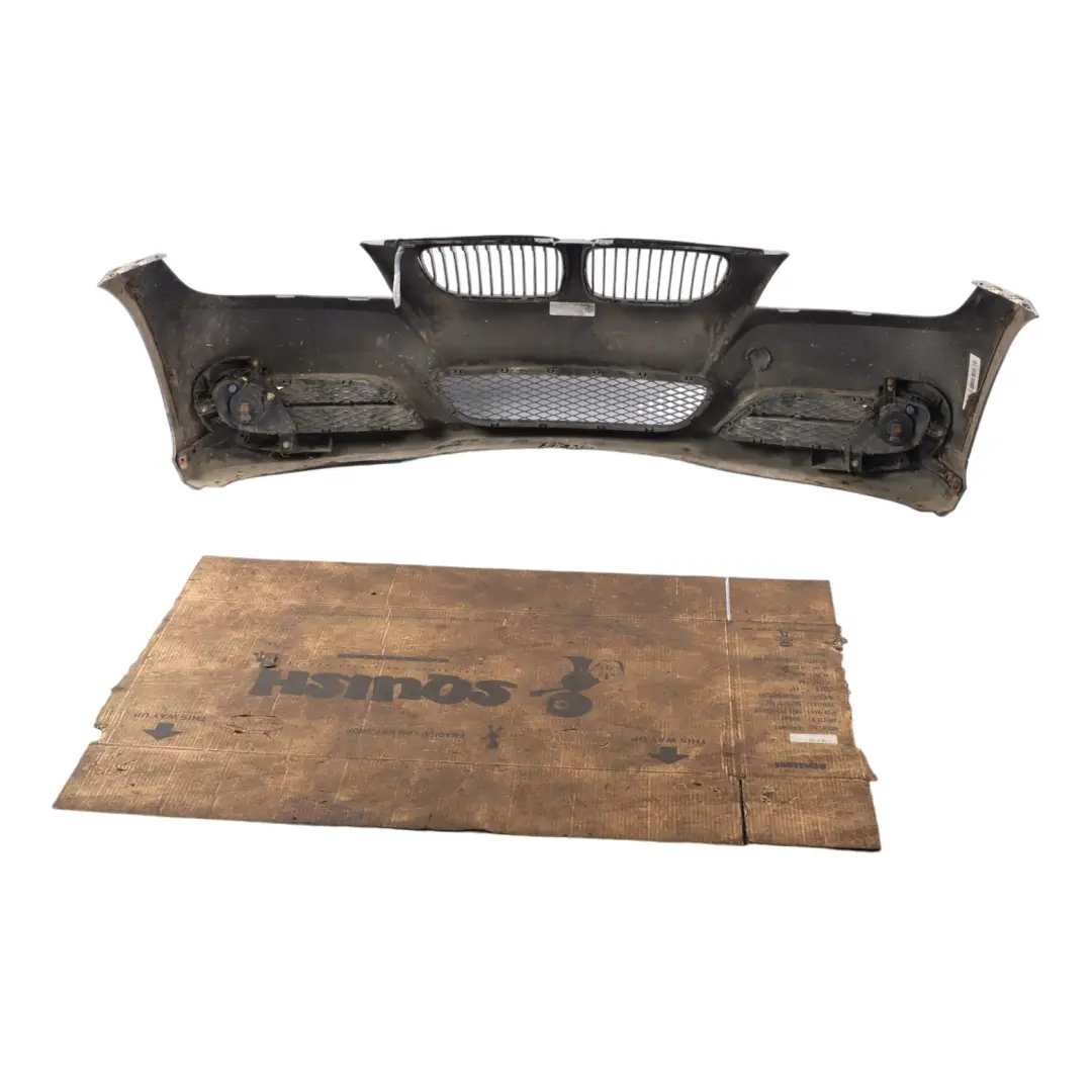 Front Bumper Trim Panel Complete Black Sapphire Metallic - 475 to BMW E90 LCI with Part number 0036839 BMW E90 LCI Front Bumper Trim Panel Complete Black Sapphire Metallic - 475 - SKU 0036839-BS - Part number 0036839