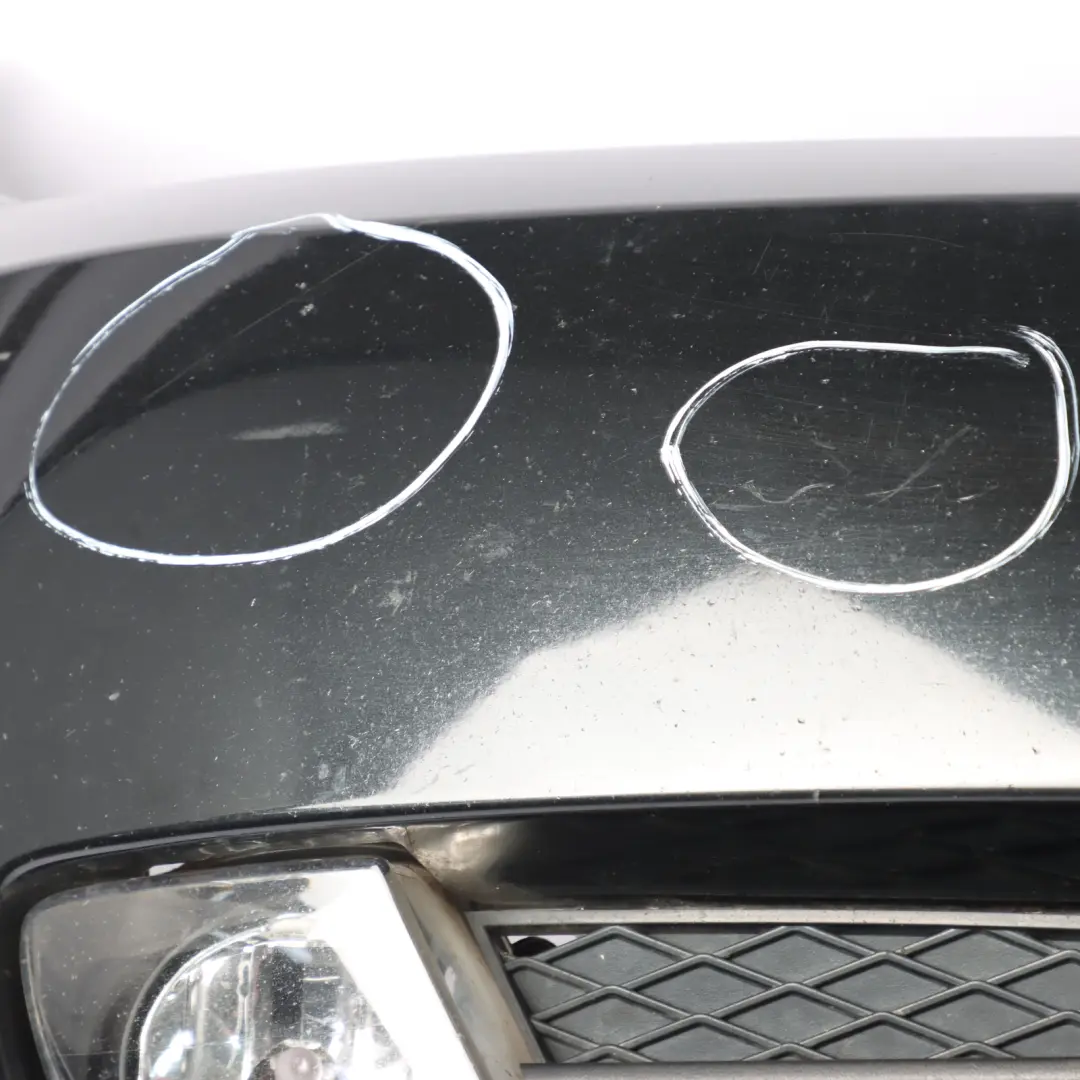 BMW E90 LCI Front Bumper Trim Panel Complete Black Sapphire Metallic - 475 - SKU 0036839-BS - Part number 0036839