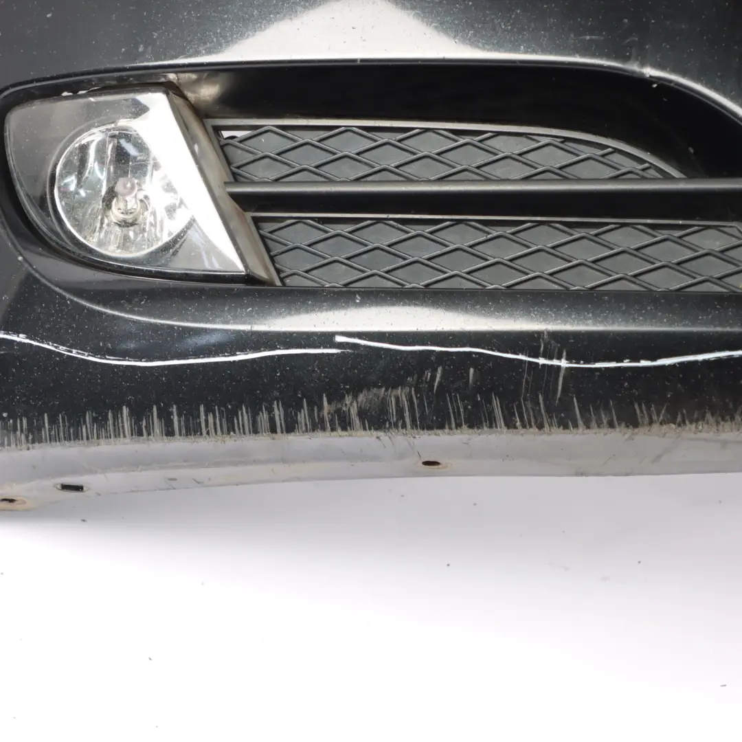 BMW E90 LCI Front Bumper Trim Panel Complete Black Sapphire Metallic - 475 - SKU 0036839-BS - Part number 0036839