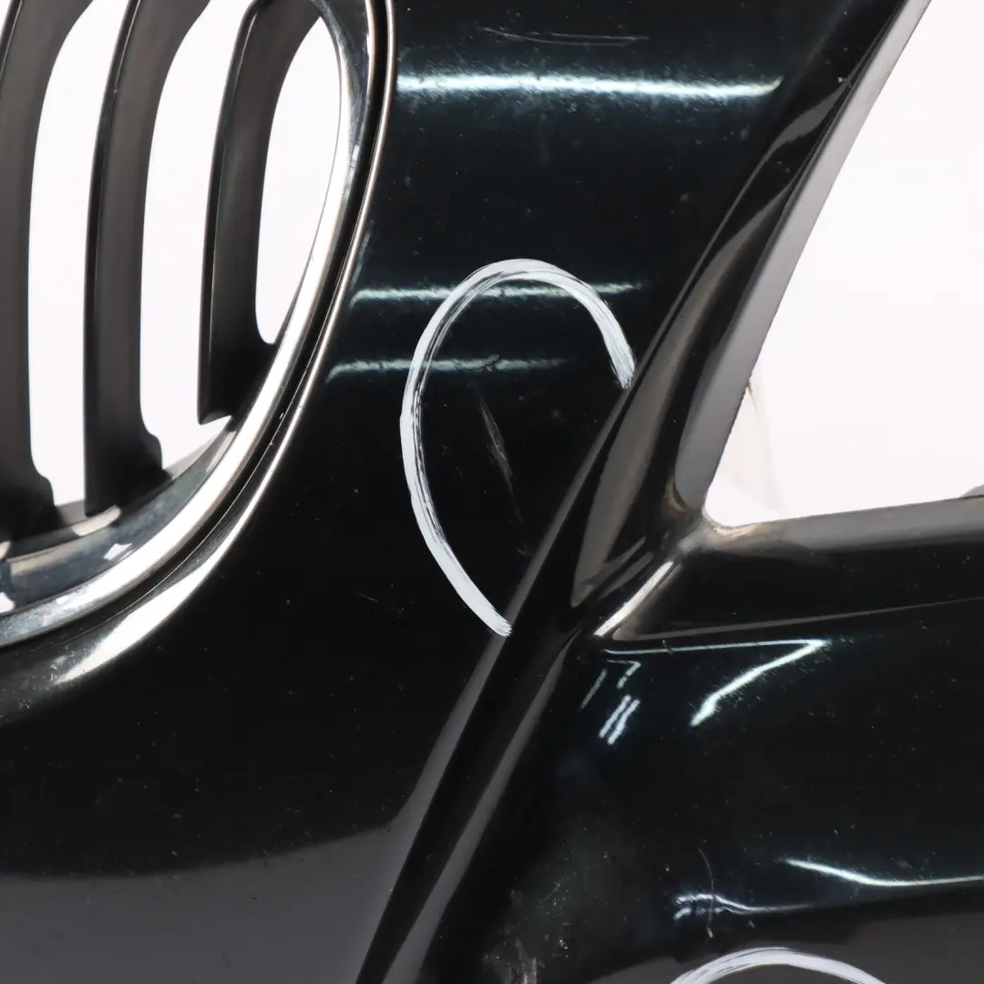 BMW E90 LCI Front Bumper Trim Panel Complete Black Sapphire Metallic - 475 - SKU 0036839-BS - Part number 0036839