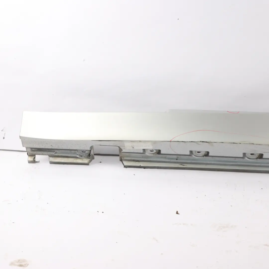 Side Skirt Front Left N/S Sill Strip Titansilber Silver Metallic 354 to BMW Z4 E89 with Part number 0037523 BMW Z4 E89 Side Skirt Front Left N/S Sill Strip Titansilber Silver Metallic 354 - SKU 0037523-TS - Part number 0037523