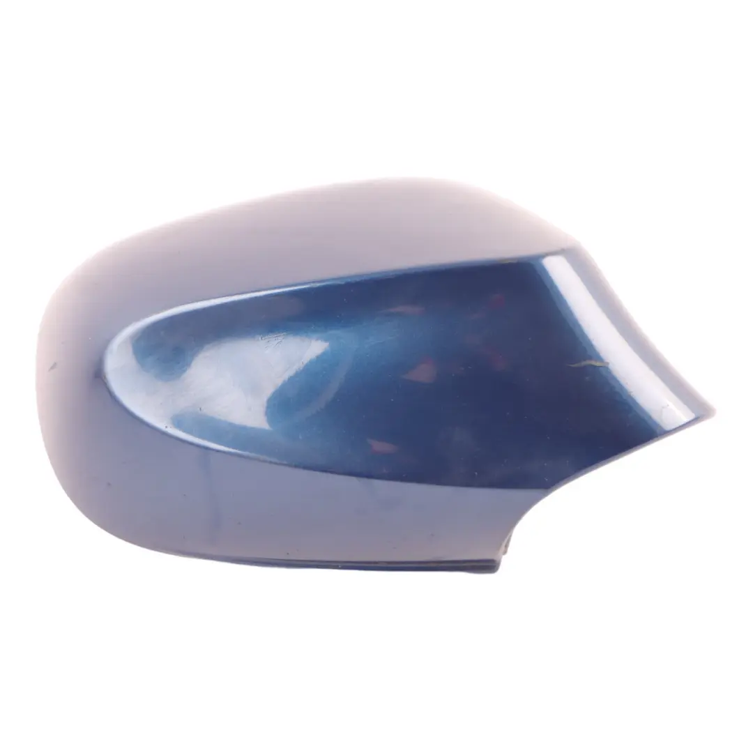 Right O/S Cover Casing Wing Cap Mirror Tiefseeblau Blue to BMW E81 E87 LCI with Part number 0038344 BMW E81 E87 LCI Right O/S Cover Casing Wing Cap Mirror Tiefseeblau Blue - SKU 0038344-DSB1 - Part number 0038344