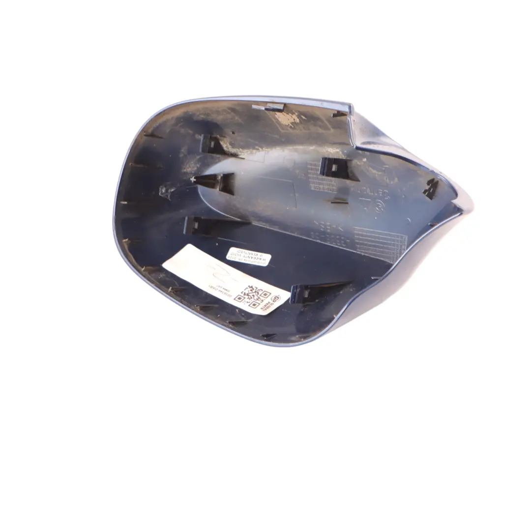 Right O/S Cover Casing Wing Cap Mirror Tiefseeblau Blue to BMW E81 E87 LCI with Part number 0038344 BMW E81 E87 LCI Right O/S Cover Casing Wing Cap Mirror Tiefseeblau Blue - SKU 0038344-DSB1 - Part number 0038344