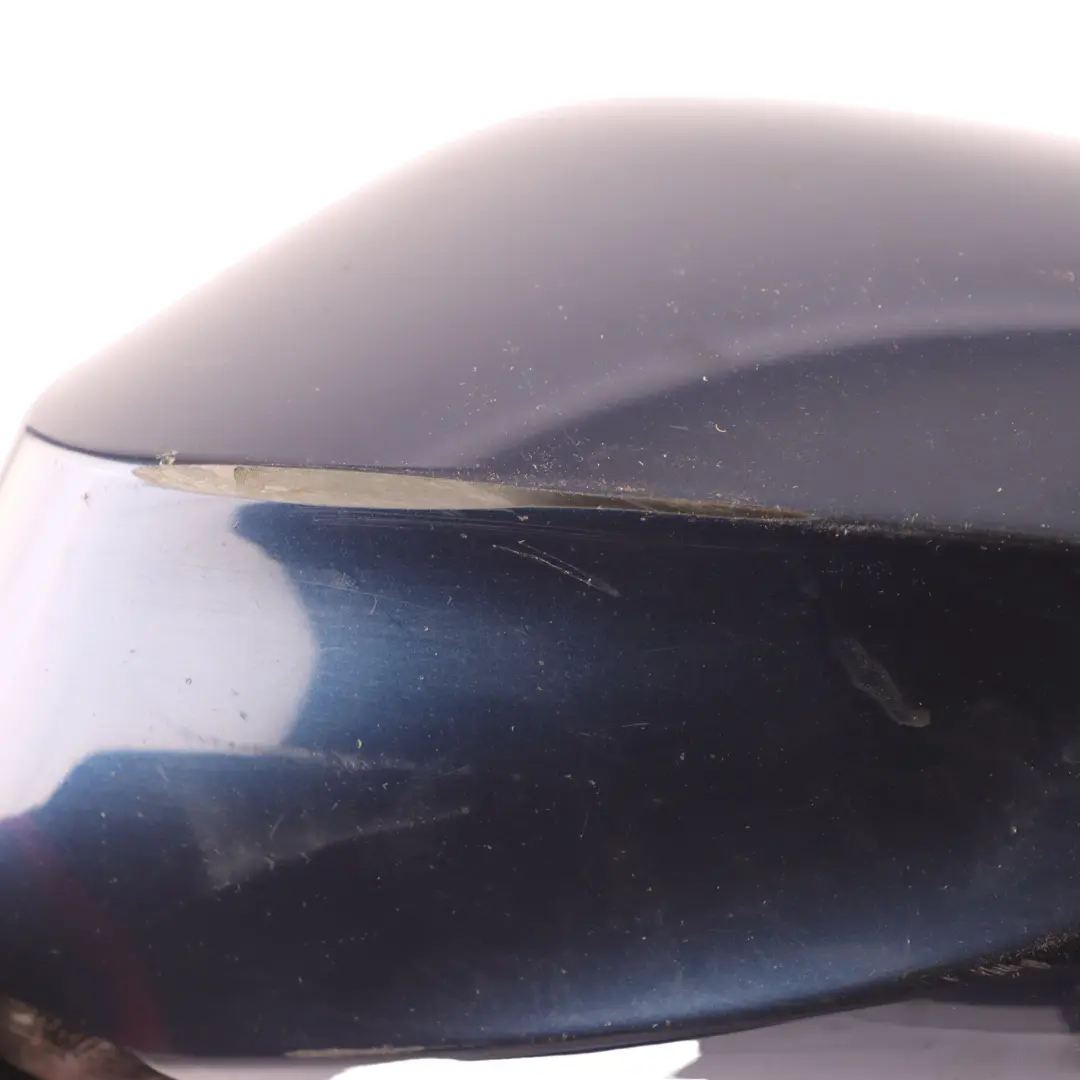 Wing Mirror Cover Cap Casing Left N/S Tiefseeblau Deep Sea Blue to BMW E81 E87 LCI with Part number 0038345 BMW E81 E87 LCI Wing Mirror Cover Cap Casing Left N/S Tiefseeblau Deep Sea Blue - SKU 0038345-DSB2 - Part number 0038345